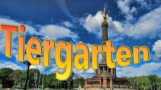 Tiergarten Park and Berlin Victory Column [upl. by Anaeli]