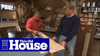 How to Make a Circular Saw Guide  This Old House [upl. by Giselle]