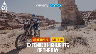 Extended highlights of Stage 10 presented by Aramco  Dakar2024 [upl. by Narual869]