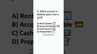 Which Account is Debited when Rent is Paid  CorporateWala  Interview Questions  Journal Entries [upl. by Demha]