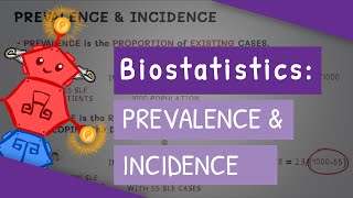 Biostatistics Prevalence amp Incidence [upl. by Clawson]