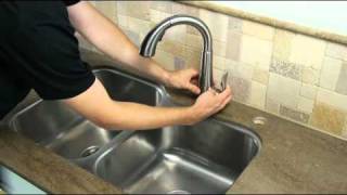 Pfister 1Handle PullDown Kitchen Faucet Installation HowTo  Elevate EXT [upl. by Esinrahc245]