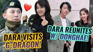 Sandara Park visited GDragon alone in the Army Dara amp Donghae to reunite in a show [upl. by Ntsud]