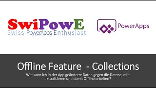 OfflineFeaturePowerApps  Collections zum Offline arbeiten mit PowerApps [upl. by Ellimahs]