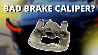 SYMPTOMS OF A BAD BRAKE CALIPER [upl. by Osher]