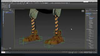 3Ds Max Rigging a Simple Character 0310 [upl. by Eiramesor]