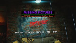 MISSING PICTURES an APP LAB Experience on the Meta Quest 2 [upl. by Celestine]