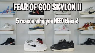 STOP SLEEPING You NEED the Fear of God Nike Skylon II [upl. by Nnairrehs]