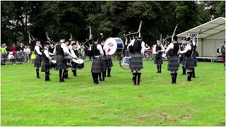 13 Renfrewshire Schools Pipe Band Renfrew 22 7 2023 [upl. by Buckie]