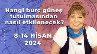 GÃœNEÅ TUTULMASININ ETKÄ°LERÄ° NASIL OLACAK FÄ°LÄ°Z Ã–ZKOL Ä°LE HAFTALIK BURÃ‡ YORUMLARI 814 NÄ°SAN 2024 [upl. by Jackelyn]