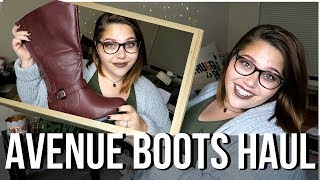 Avenue Boots Haul amp Review  Wide Calf Boots [upl. by Ynnaf]