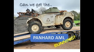 Panhard AML60 restoration Also Hotchkiss M201 Jeep distributor test Vehicle blindee AML 60 [upl. by Nahsad]