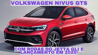 Volkswagen Nivus GTS com rodas do Jetta GLI e lançamento em 2025 [upl. by Ettenom]