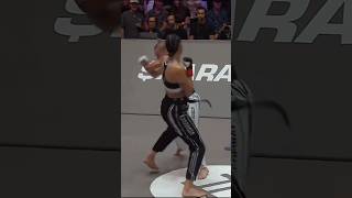 Aline Pereira 🗿with the left hook to ground amp pound TKO victory in KarateCombat KC50 CHAMA [upl. by Bora614]