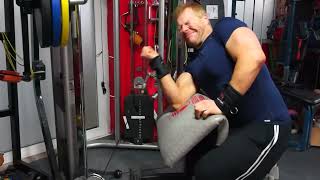 Cable preacher curls for biceps isolation [upl. by Eciryt]