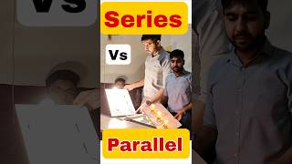 Series Vs Parallel Resistance sciencegurushivam scienceguru ytshorts experiment [upl. by Nicolette]