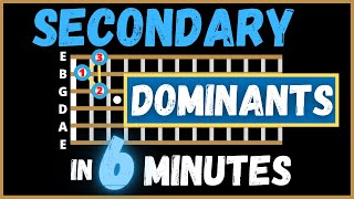 A GUITARISTS GUIDE TO SECONDARY DOMINANTS write better chord progressions MUSIC THEORY SONGWRITING [upl. by Harty]