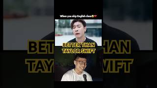 Chinese making English song reaction funny meme [upl. by Kcirej]