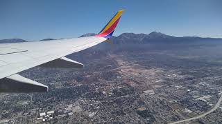 Southwest Airlines TakeOff Ontario California 4K HDR [upl. by Ecinnaj]