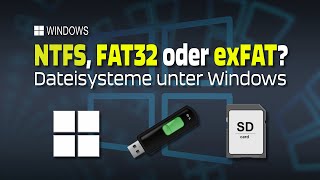 NTFS FAT32 und exFAT  Dateisysteme unter Windows  EINFACH ERKLÄRT [upl. by Varien]