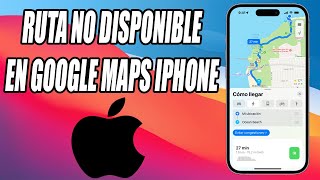 Ruta NO DISPONIBLE en Mapas de iPhone Apple Maps  SOLUCION [upl. by Caitlin790]