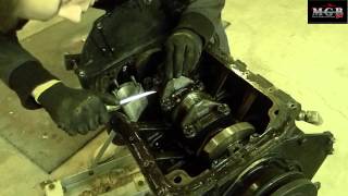 Replacing the Piston and Main Bearings on 1976 MGBPart 1 [upl. by Lehctim]