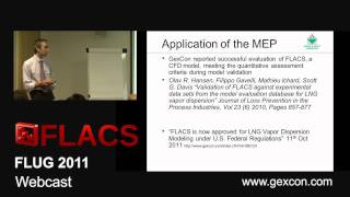 FLACS US Approval for LNG modeling Evaluation of dispersion and source term models for LNG spills Matthew Ivings Health amp Safety Laboratory HSL UK [upl. by Garold]