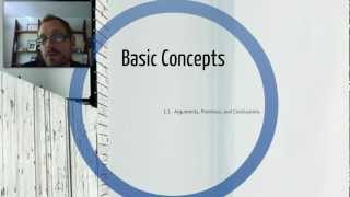 11 Basic Concepts Arguments Premises amp Conclusions [upl. by Nedac847]