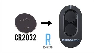 How to changeswap Battery for a Ditec Entrematic Zen Genuine Remote [upl. by Renfred539]