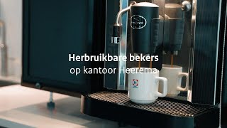 Nieuwe regels wegwerpplastic  herbruikbare bekers op kantoor Heerema [upl. by Rondon521]