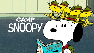 A Beagle Scout Prepares  Clip  Camp Snoopy [upl. by Arreip]