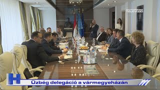 Üzbég delegáció a vármegyeházán – ZTV Híradó 20241118 [upl. by Sierra]