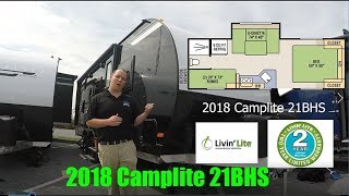 2018 Camplite 21BHS Livin Lite RV All Aluminum Travel Trailers [upl. by Brag]