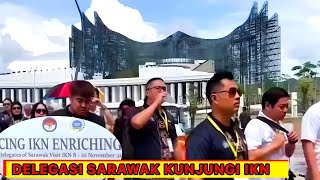 DIBIKIN TAKJUB‼️Delegasi SarawakMalaysia Kunjungi IKN Membuatnya Terheran Melihat Kemegahan IKN [upl. by Tiernan672]