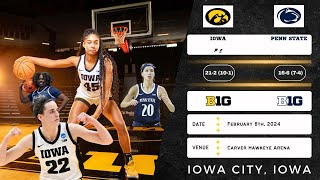 No 2 Iowa vs Penn State  Big Ten  2824 [upl. by Gnov213]