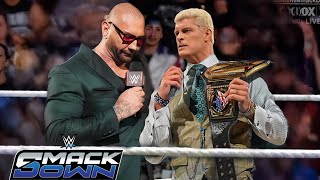 WWE 17 November 2024 Batista return to challenge Cody Rhodes for India championship Highlights HD [upl. by Neville877]