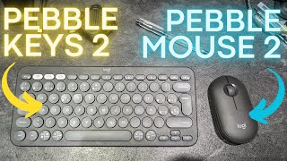 Logi K380S y M350S ¿Merecen la pena  Analisis en español del Pebble Keys 2 y Pebble Mouse 2  2024 [upl. by Kornher]