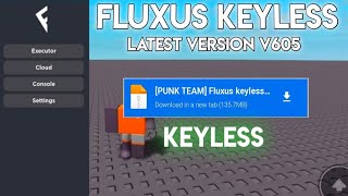 NEW  Roblox Keyless Executor  fluxus keyless  mediafire 🎉🎉 [upl. by Eserehc]