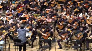 La Valse DAmelie  Yann Tiersen   200 Guitars LIVE at Megaron Athens  7315 [upl. by Odelet20]