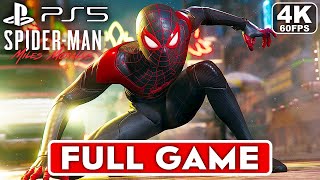 SPIDERMAN MILES MORALES Gameplay Walkthrough Part 1 FULL GAME 4K 60FPS PS5  No Commentary [upl. by Aleakam]