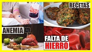 Como Curar la Anemia Definitivamente  Las Mejores Recetas para la Anemia Falta de Hierro Alimentos [upl. by Lenuahs]