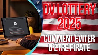 Dv lottery 2025  Comment Verifier Son Résultat Discrètement Dans Un Cyber [upl. by Ahsiemat]