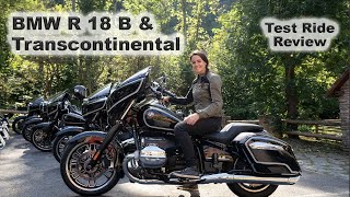 BMW Motorrad R 18 B amp Transcontinental  Test Ride Review of the new Big Bavarian Bagger 2022 [upl. by Aruat]