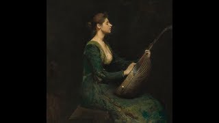 Thomas Wilmer Dewing 1851 1938 ✽ Albinoni Adagio  David Garrett [upl. by Eeleimaj]