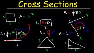 Volumes Using Cross Sections  Calculus [upl. by Endora]