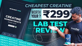 NUTRABAY CREATINE MONOHYDRATE LAB TESTED REVIEW BY TRUSTIFIED  review health gym [upl. by Lillie]