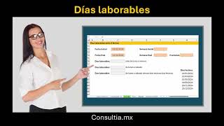 Días laborables en Excel [upl. by Mill]