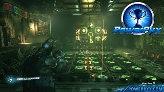 Batman Arkham Knight  Riddler Trial 10 Walkthrough Nine Lives Trophy  Achievement Guide [upl. by Cone]