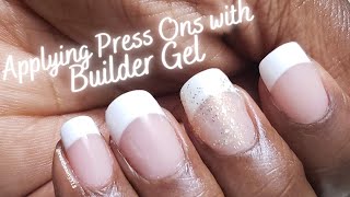 How to Apply Press On Nails Using Builder Gel  I Wore Press On Nails For a Week  Nail Hacks [upl. by Bodkin]