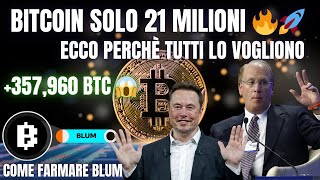 🚨 BITCOIN I NUMERI PARLANO CHIARO 🔥 LO DEVI SAPERE 👀 [upl. by Nosduh]